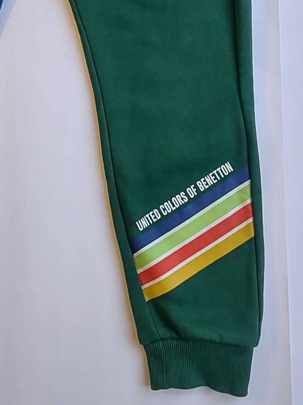 Bundle-United Colors Benetton Kid Polo Shirt & Jogger Pants Boy 8-10 Yrs